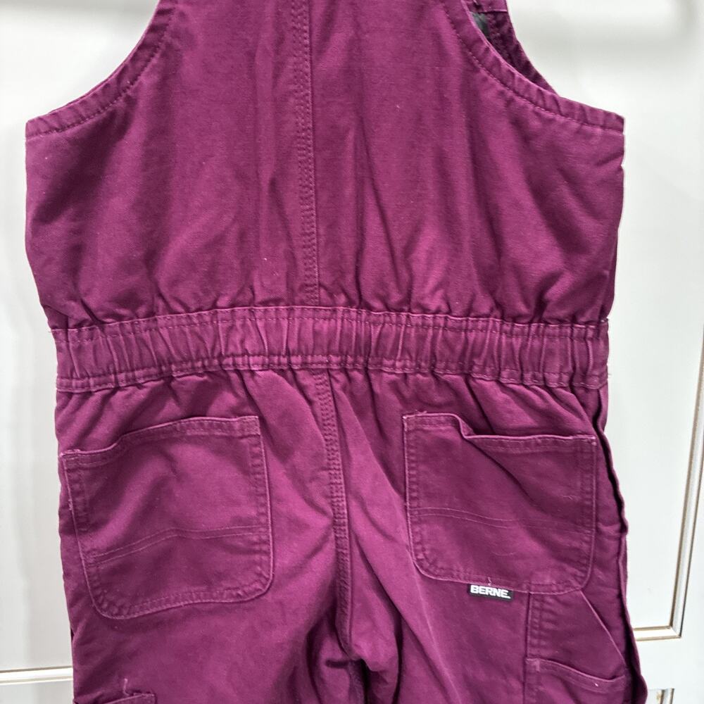 Berne Overalls Youth Small Canvas Insulated Quilted Workwear Chore Outdoor - Picture 8 of 15